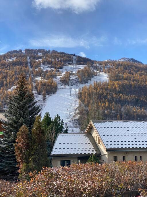 Appartement 4 Pers Grande Terrasse Vue Pistes Ski Saint-Chaffrey Eksteriør billede